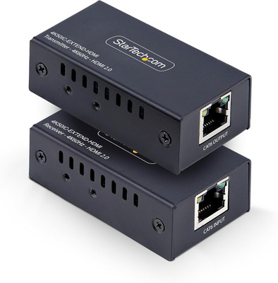 HDMI Extender over Cat5E/Cat6, 4K 60Hz, up to 200Ft (60M), Transmitter and Recei