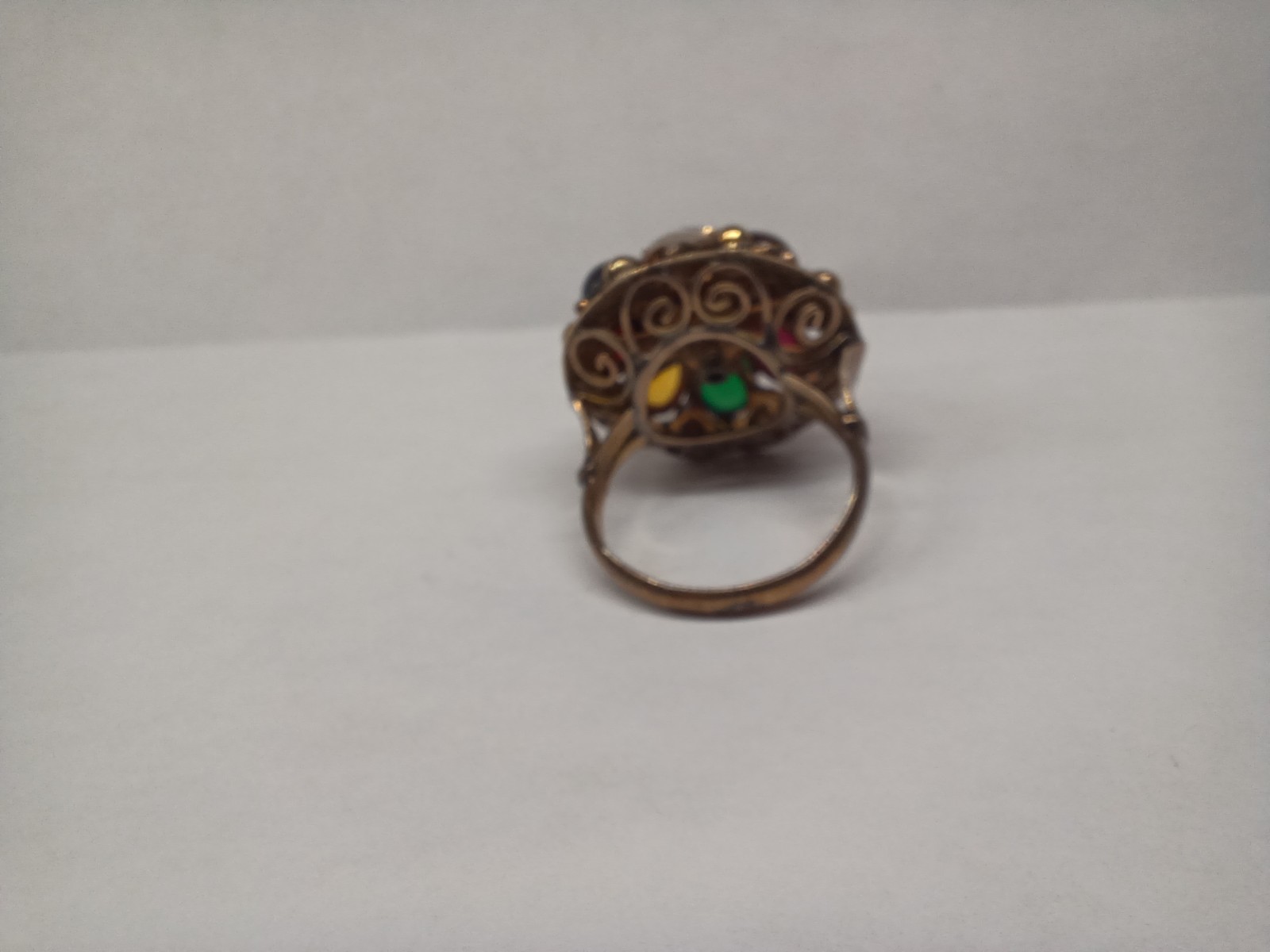 Vintage 10k Ruby and Gemstone Ring - image 10