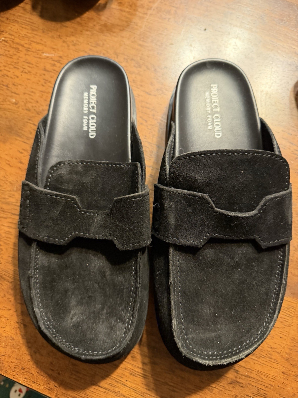 Project Cloud Black Suede Memory Foam Nonslip Clo… - image 2