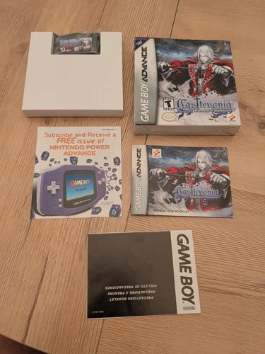 Castlevania Harmony Of Dissonance Gameboy Advance Box & Manual CIB Authentic GBA