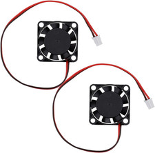 2 Pack 25Mm 5V Fan - Mini 25X25X7Mm 2-Pin Brushless DC Cooling Fans For
