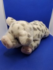 Miyoni Tots By Aurora Spotted Pig Plush 10  Piglet Stuffed Animal Toy