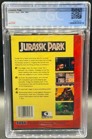 Jurassic Park Sega Genesis Clamshell Factory Sealed Brand New CGC 9.9 A Graded