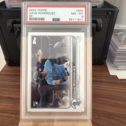 2022 Topps Julio Rodriguez RC SP PSA 8