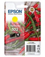 Epson Chili, 503 Tintenpatrone Gelb (C13T09Q44010)