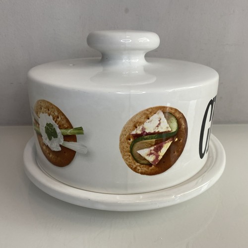 Royal Winton Cheese Dish - Vintage Digestive Biscuit Design Made In England Xmas - Picture 5 of 22