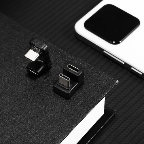 2 Pcs USB-C-180-Grad-Adapter USB-C-90-Grad-Adapter Rechtwinklig Verlängern - Bild 9 von 11