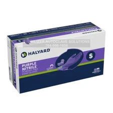 BOX of 100 SMALL Halyard Purple Nitrile Exam Gloves 55081