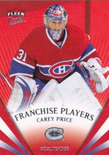 08/09 FLEER ULTRA..CAREY PRICE..FRANCHISE PLAYERS..# FP8.CANADIENS.COMBINED SHIP