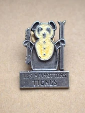 pin's ski ESF " école de ski des petits les marmottons de la station de TIGNES "