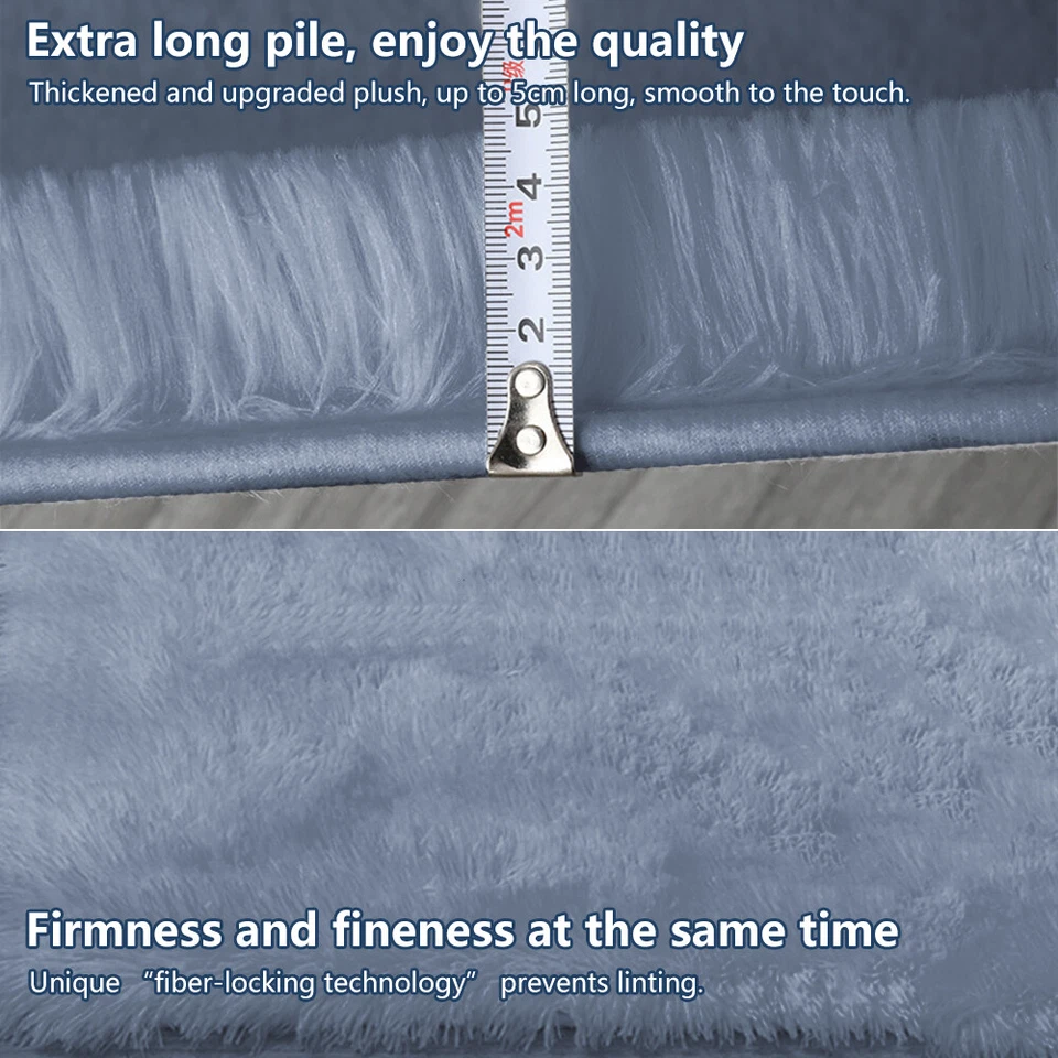 Area Rug for Living Room Ultra Soft Nursery Rugs for Bedrooms Fluffy Kids Carpet - Image 4 of 4