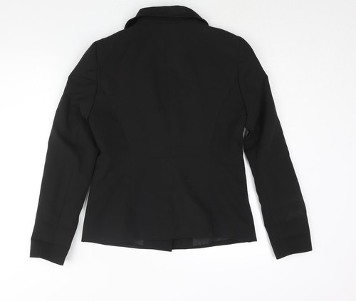 Miss Selfridge Womens Black Polyester Jacket Suit Jacket Size 10 - Picture 2 of 10