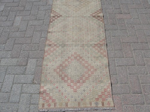 2x8 ft Turkish vintage kilim rug runner - rugs for hallway - Picture 2 of 10