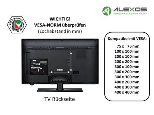 TV Wandhalterung A57 Halter für TOSHIBA 43 Zoll 43LA3B63DA Halterung Neigbar - Bild 8 von 8
