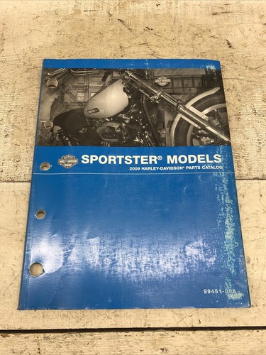 2009 Harley Davidson Sportster Motorcycle Parts Catalog PN 99451-09A - Picture 2 of 12