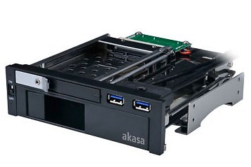 4710614532717 Akasa AK-IEN-01 Hard Drive Backplane 2,5/3,5 Zoll Schwarz Akasa