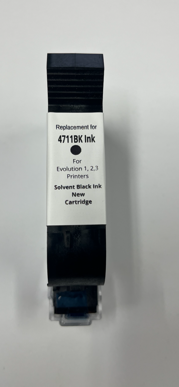 4711BK- Black Ink Cartridge- Digital Design for Evolution Printers 1, 2 ...