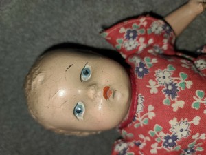 antique composition baby doll