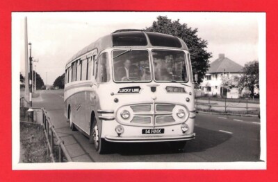 London Coach Photo - Lucky Line of Edgware - 14HHX - 1956 Plaxton Commer Avenger