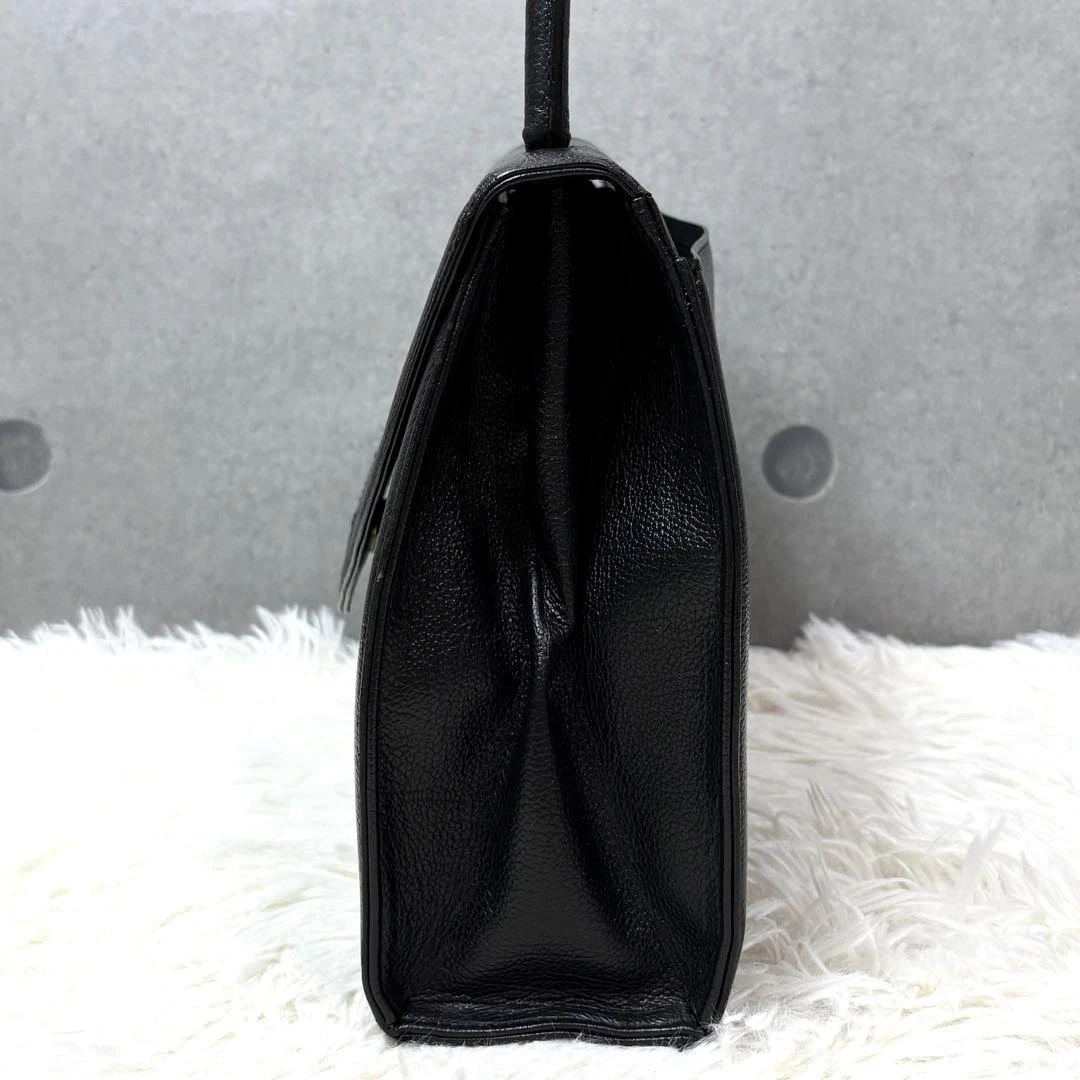 SAINT LAURENT (YSL) Borsa a mano Yves Saint Laurent logo Cassandra formale nera