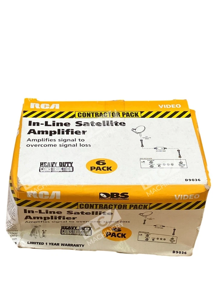 RCA D903 In-line Satellite/Cable Amplifier 950–2050 MHz One Box of 6 - Image 3 of 4