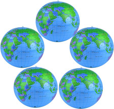 Inflatable Globe PVC World Globe Inflatable Earth Beach Ball for Beach Playing o