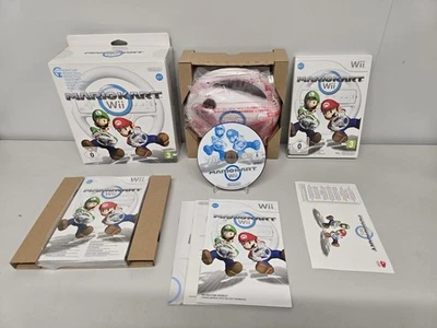 Nintendo Wii Mario Kart Wii Big Box Edition W/ Game & Official Wheel - Near Mint - Image 1 of 4