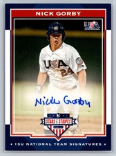 2017 Panini USA Baseball Stars & Stripes #9 Nick Gorby Signatures /199