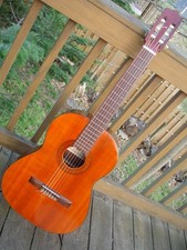 Gitara klasyczna Vintage MIJ Abe Gut 63B Zen-On cedr/palisander lata 60./70