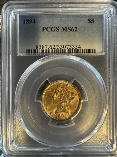 1894-P Liberty Half Eagle — photo from the most recent tracked eBay sale