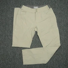 Simms Pants Womens XS Khaki Tan Sun Protection Nylon Hiking Fishing Outdoor