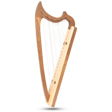 Muzikkon Gothic Harp 19 String Walnut Ashwood Rosewood