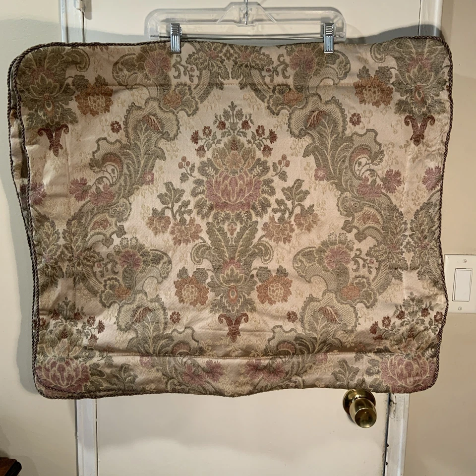 Croscill Tan, Red & Green Floral Pillow Sham Set(2) - Image 2 of 4