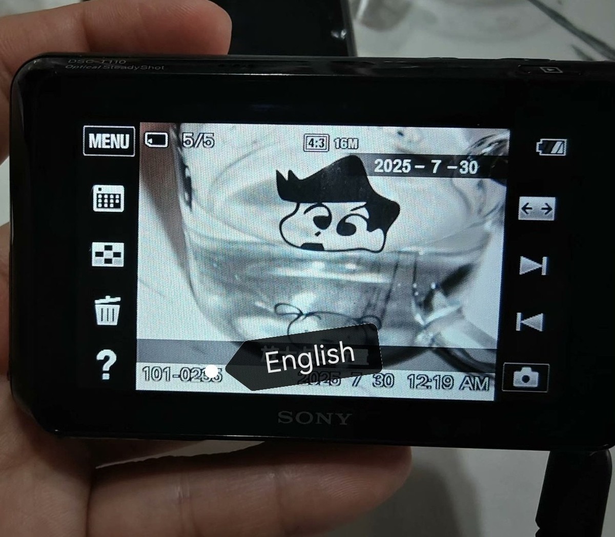 SONY Digital Camera DSC-T110 16.1MP Cyber Shot 4x Optical Zoom
