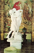 San Simeon CA, Hearst State Historical Monument Pygmalion & Galatea Vtg Postcard