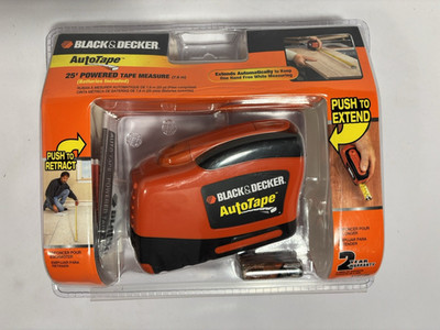 Black & Decker ATM100 AutoTape 25-Foot Powered Automatic Tape Measure NIB READ