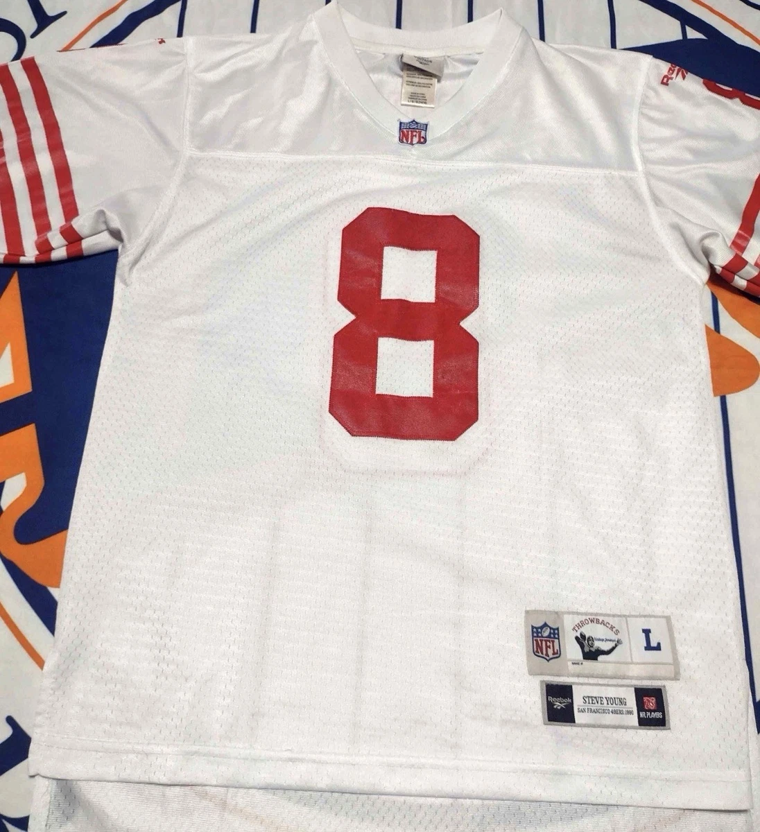 ユニフォーム Champion Steven Young 49ers NFL Jerseys Vintage Steve Young San Francisco 49ers NFL Champion Jersey size