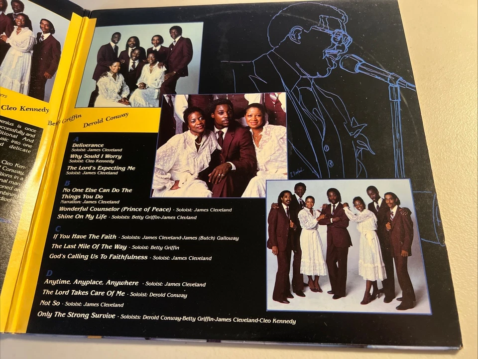 JAMES CLEVELAND AND THE CLEVELAND SINGERS - 2xVinyl 1982 Gatefold SAVOY SGL-7080 - Image 4 of 4