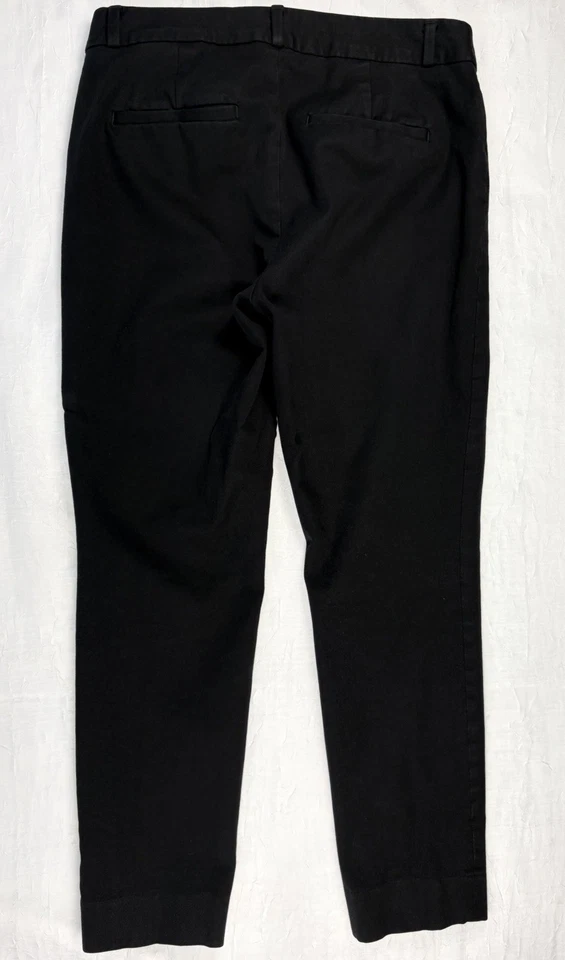 Pantalones de vestir Banana Republic Sloan para mujer talla 4 negros Foto 2 de 4