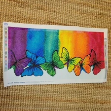 Diamond Dotz Painting Butterfly Rainbow Butterflies Bling Finished Unframed
