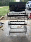 Vintage Interstate Battery Display Rack - Gas Station Stand, Oil, Advertising