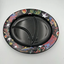Planet Hollywood Restaurant Promo Vintage 90s Ceramic Oval Platter -Rare Plate-