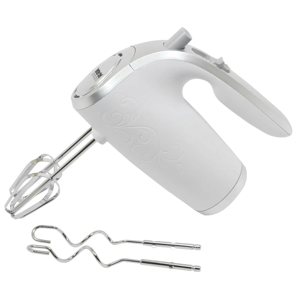 Better Chef 5-Speed 150W Hand Mixer with Silver Accents and Storage Clip - Image 2 of 4