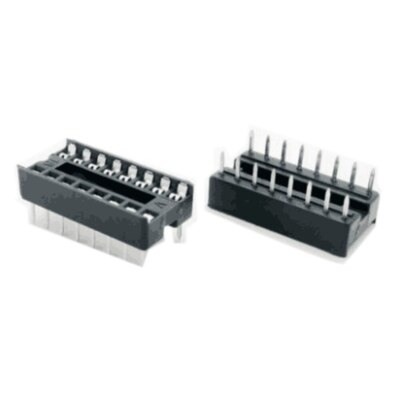 10pcs/lot IC socket base 16P circuit chip holder DIP16 pin socket 16P In Stock