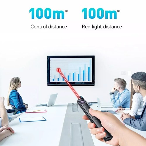 Wireless Presenter Pen Laser Pointer PPT Remote Control USB Clicker for Power - Picture 5 of 14