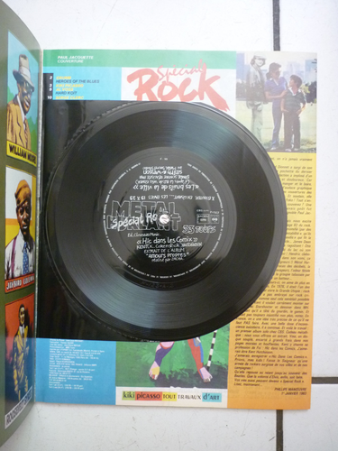 METAL HURLANT / NUMEROS SPECIAL ROCK 83 BIS / AVEC DISQUE DETACHE