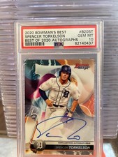 2020 Bowman's Best Spencer Torkelson  BEST OF 2020  auto PSA 10 #B20-ST