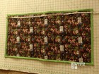 Merry Christmas Teddy Bear Theme Quilted Quilt 35" X 19" Reversible Handmade New — photo 5