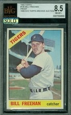 1966 TOPPS LOA # 145 BILL FREEHAN PROOF BGS 8.5 MAC SOLO FINEST GRADE $350 CARD*