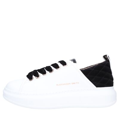 E1D 18WBK WEMBLEY Sneakers ALEXANDER SMITH Women White Ams027_alex